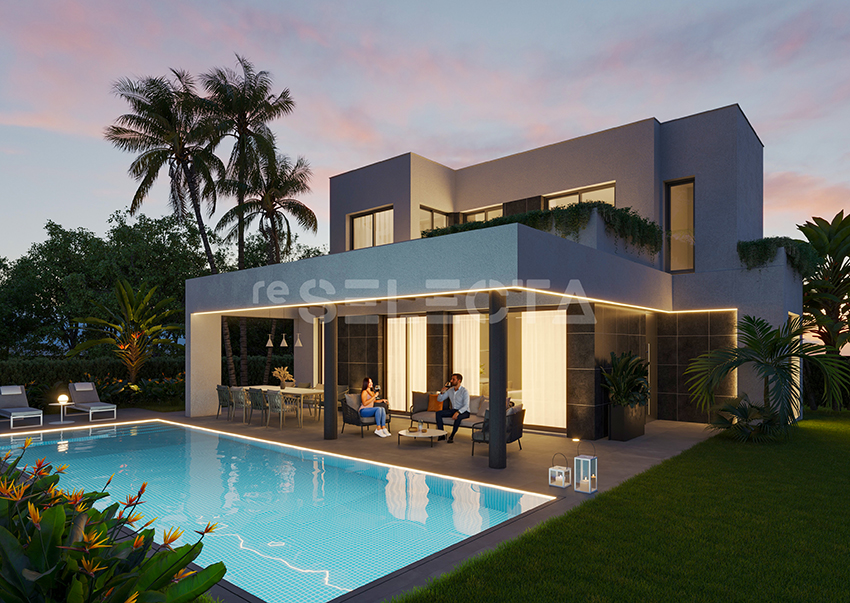 Five-Bedroom Architectural Villa in Sierra Cortina