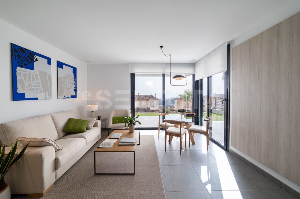 Modern home with basement, terraces and private garden