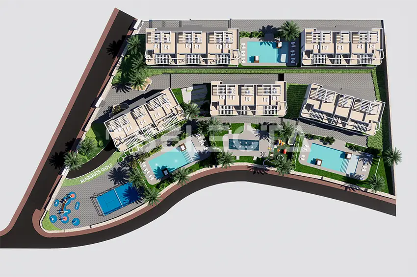 Modern Apartments with Pool & Solarium