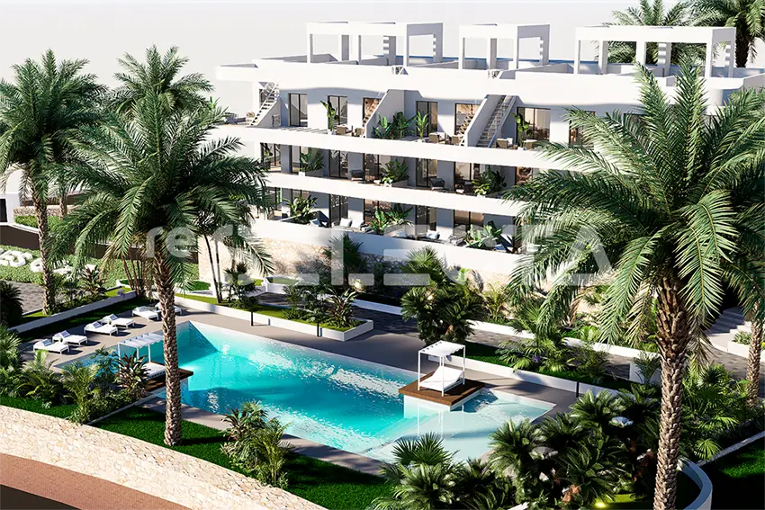 Modern Apartments with Pool & Solarium