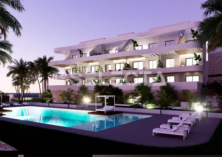 Modern Apartments with Pool & Solarium in Finestrat