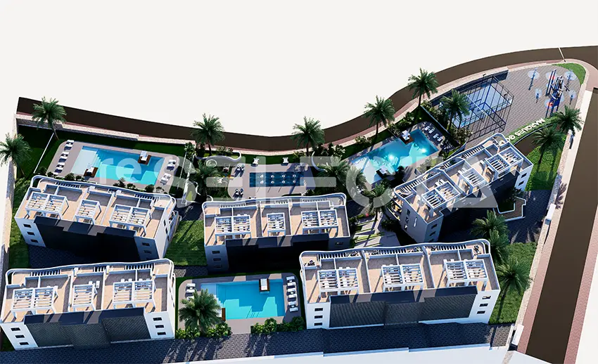 Modern Apartments with Pool & Solarium