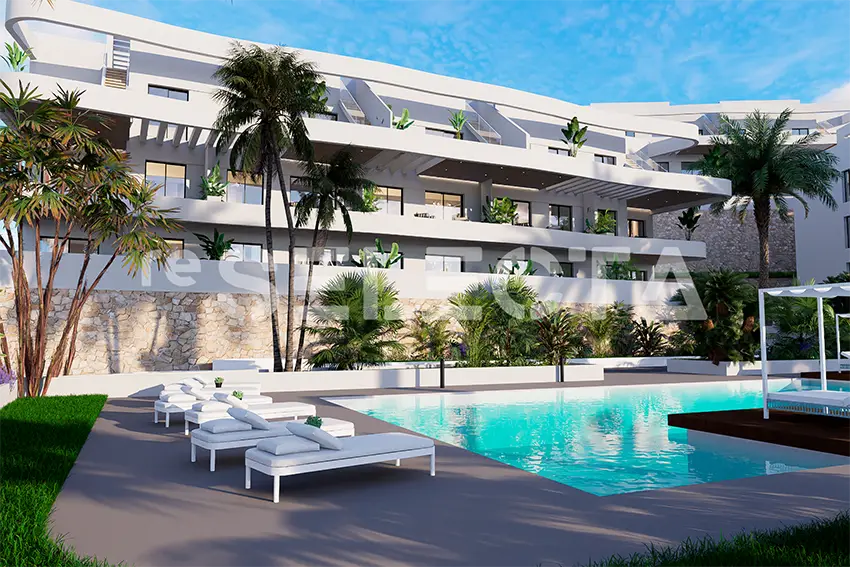 Modern Apartments with Pool & Solarium