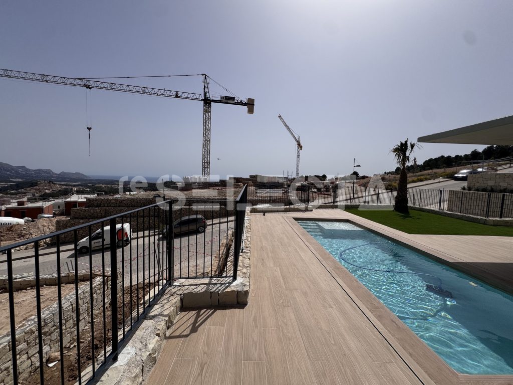 Modern Villa in Polop Spain with Sea Views & Private Pool