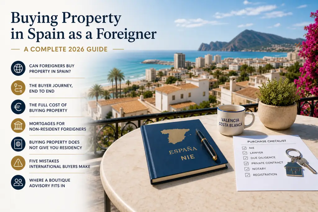 Buying Property in Spain as a Foreigner — A Complete 2026 Guide